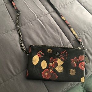 Kylie Textured Floral Crossbody Clutch